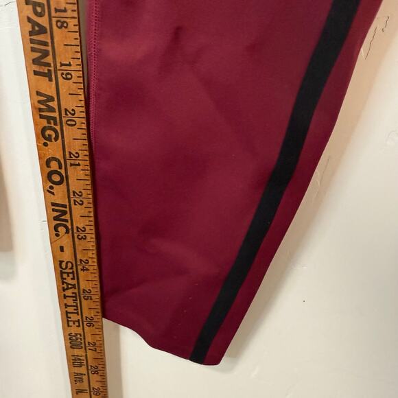 Figs Women's Underscrubs Leggings Dark Red Large Performance Athleisure - Picture 7 of 7